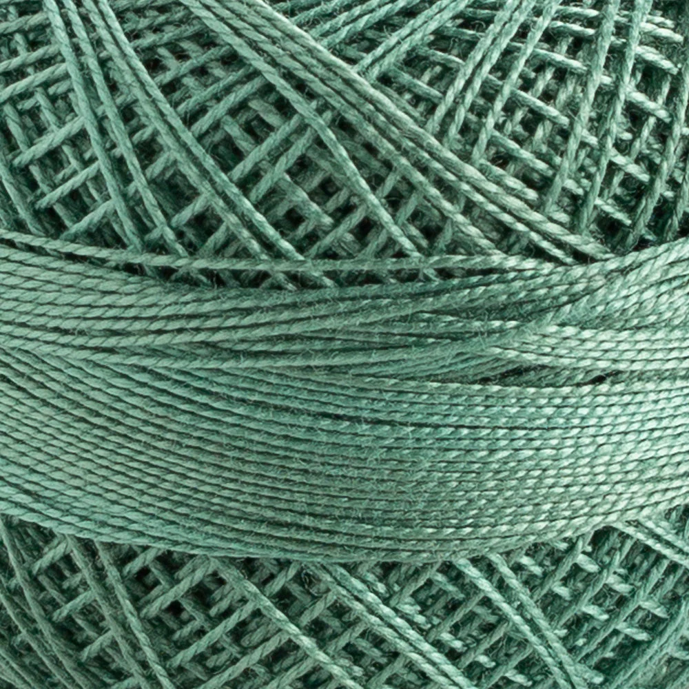Domino Cotton Perle Size 12 Embroidery Thread (5 g), Green - 4590012-876 - Image 3