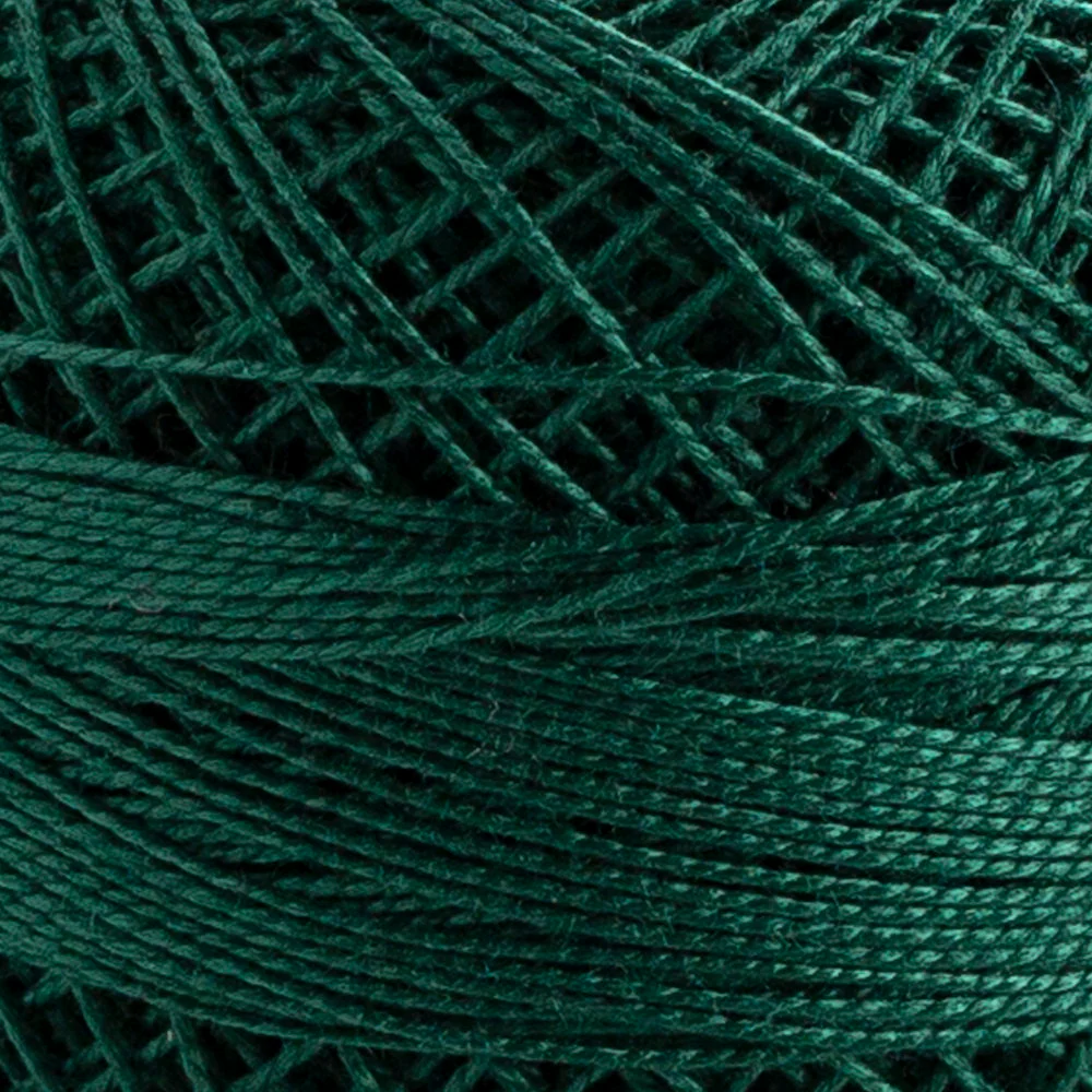 Domino Cotton Perle Size 12 Embroidery Thread (5 g), Green - 4590012-879 - Image 3