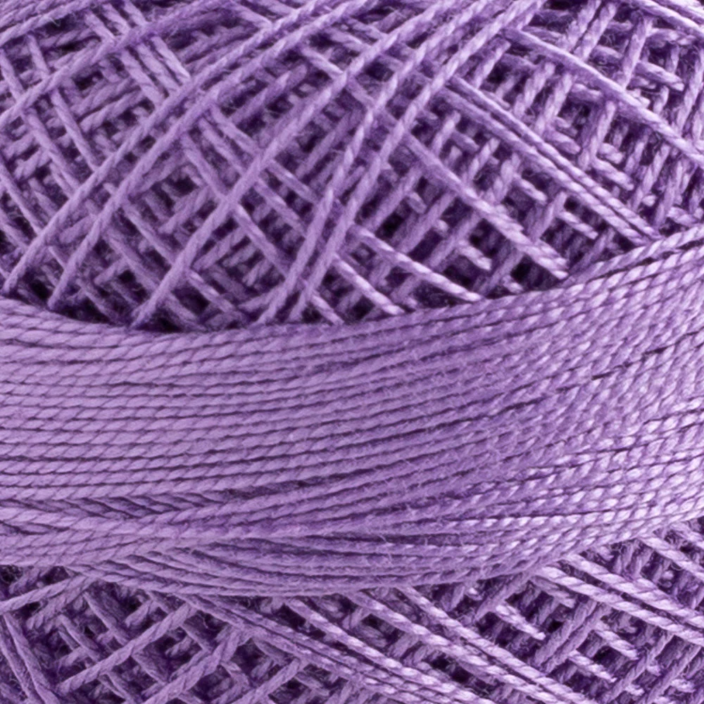 Domino Cotton Perle Size 12 Embroidery Thread (5 g), Lilac - 4590012-2109 - Image 3