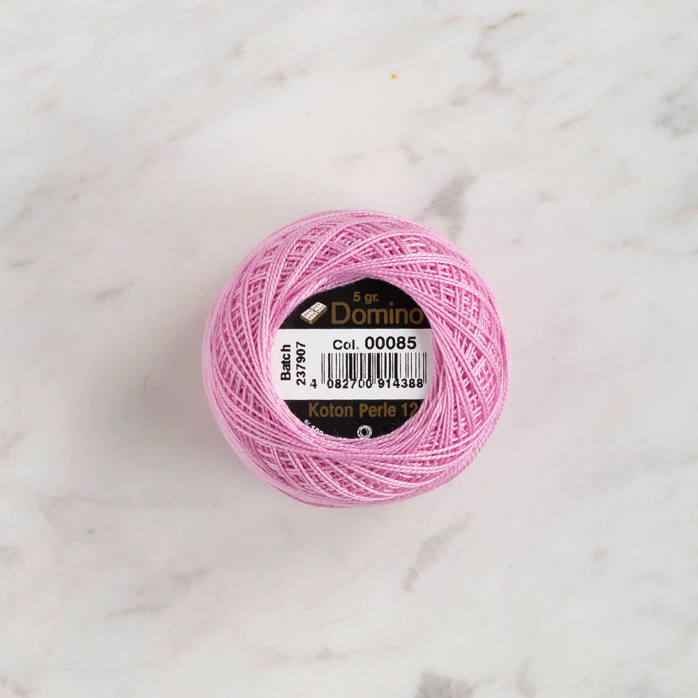 Domino Cotton Perle Size 12 Embroidery Thread (5 g), Lilac - 4590012-85 - Image 2