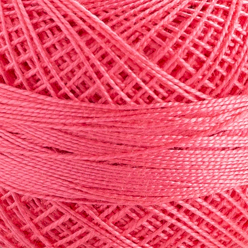 Domino Cotton Perle Size 12 Embroidery Thread (5 g), Pink - 4590012-K0003 - Image 3