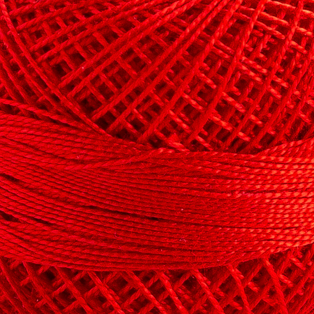 Domino Cotton Perle Size 12 Embroidery Thread (5 g), Red - 4590012-K0008 - Image 3