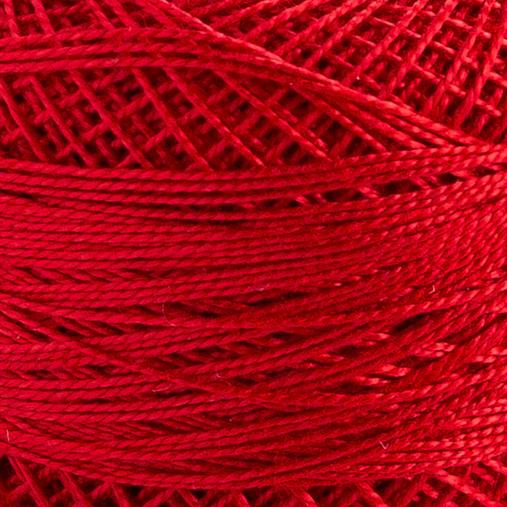 Domino Cotton Perle Size 12 Embroidery Thread (5 g), Red - 4590012-K0016 - Image 3