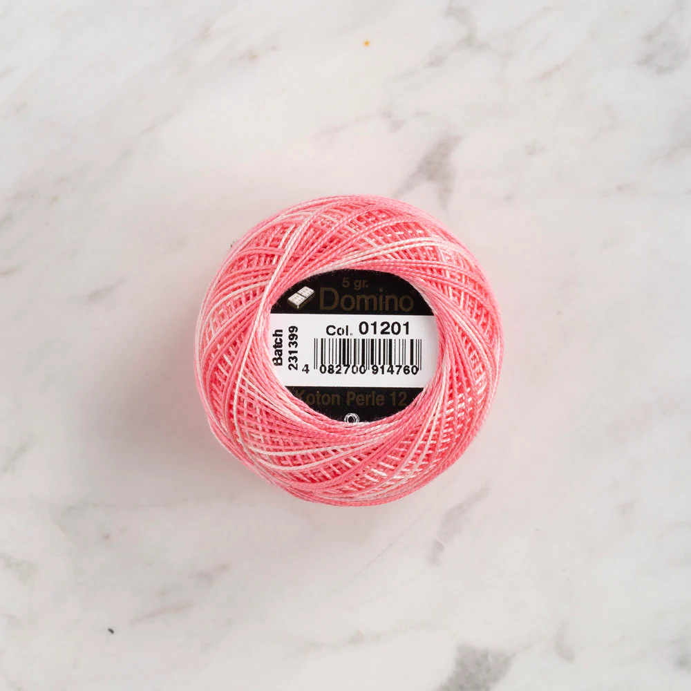 Domino Cotton Perle Size 12 Embroidery Thread (5 g), Variegated - 4590012-1201 - Image 2