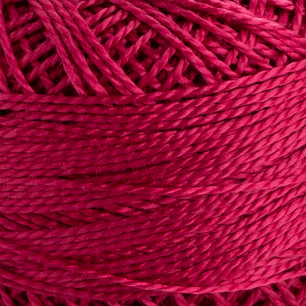 Domino Cotton Perle Size 8 Embroidery Thread (8 g), Light Plum - 4598008-00069 - Image 3