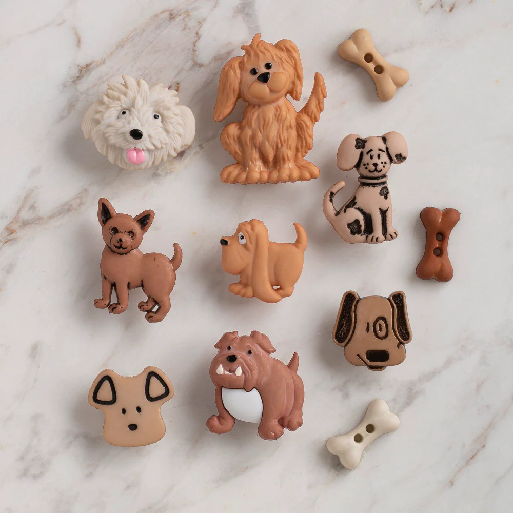Dress It Up Creative Button Assortment, Dog Days - 369 - Image 2