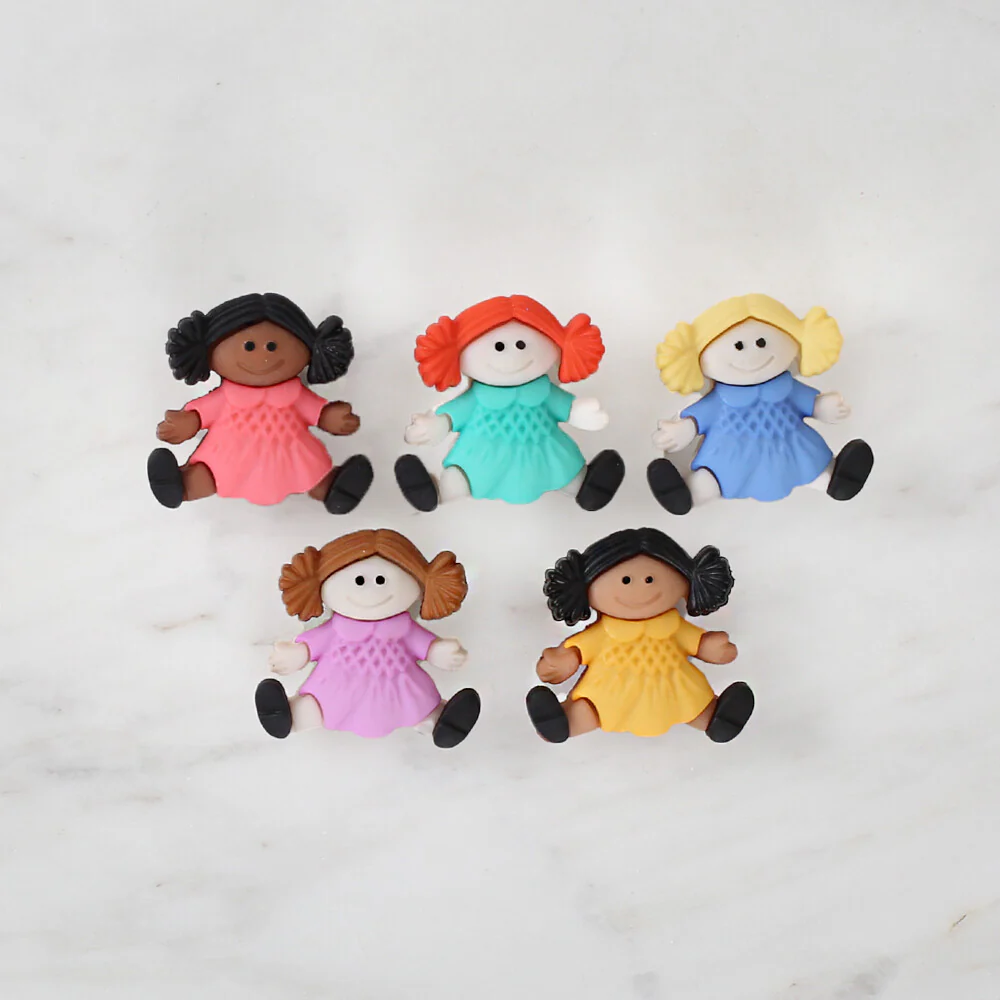 Dress It Up Creative Button Assortment, Dolls of the World - 11390 - Image 2