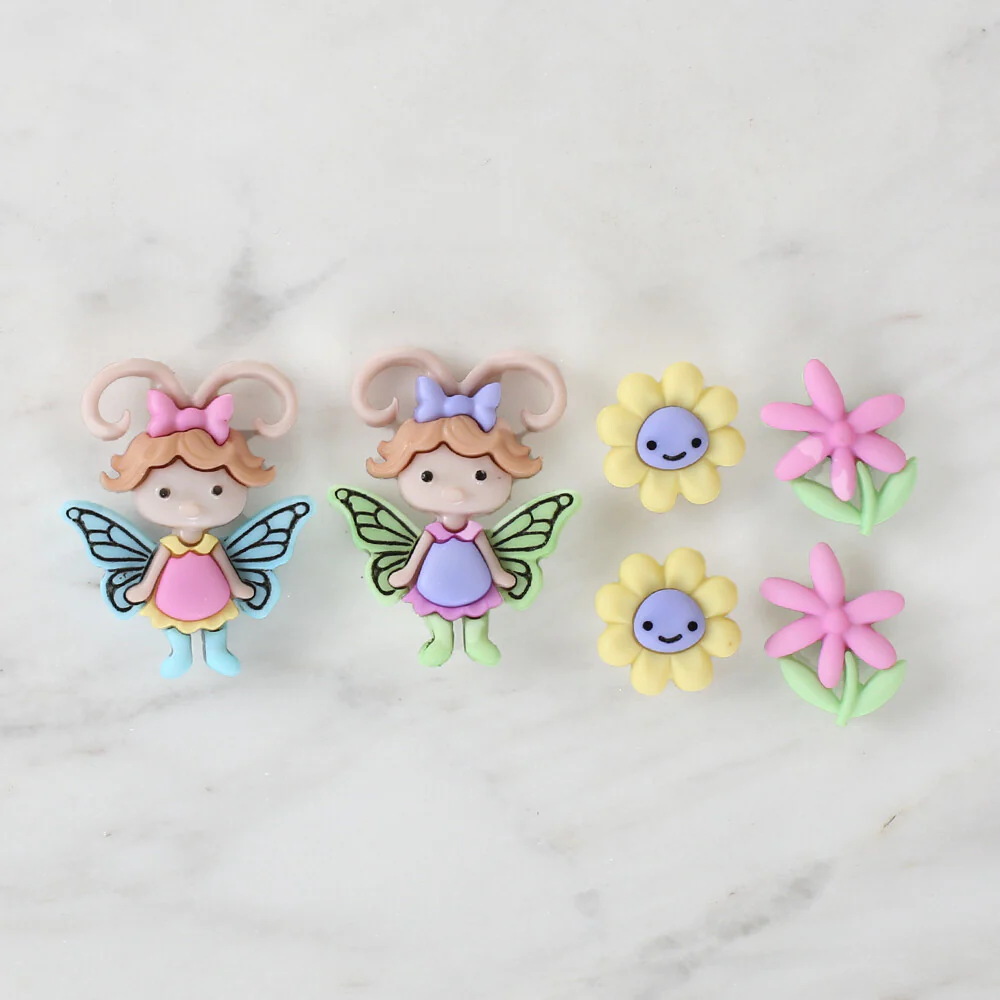 Dress It Up Creative Button Assortment, Flutter Bugs - 8294 - Image 2