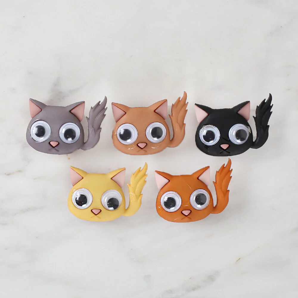 Dress It Up Creative Button Assortment, Kute Kittens - 10279 - Image 2