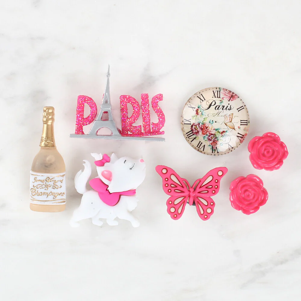 Dress It Up Creative Button Assortment, Paris - 10422 - Image 2