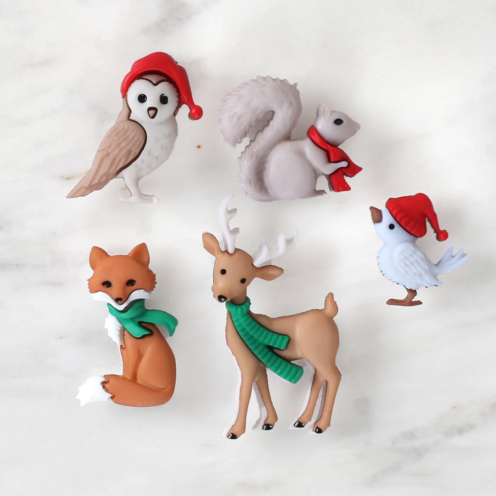 Dress It Up Creative Button Assortment, Woodland Holiday - 9500 - Image 2