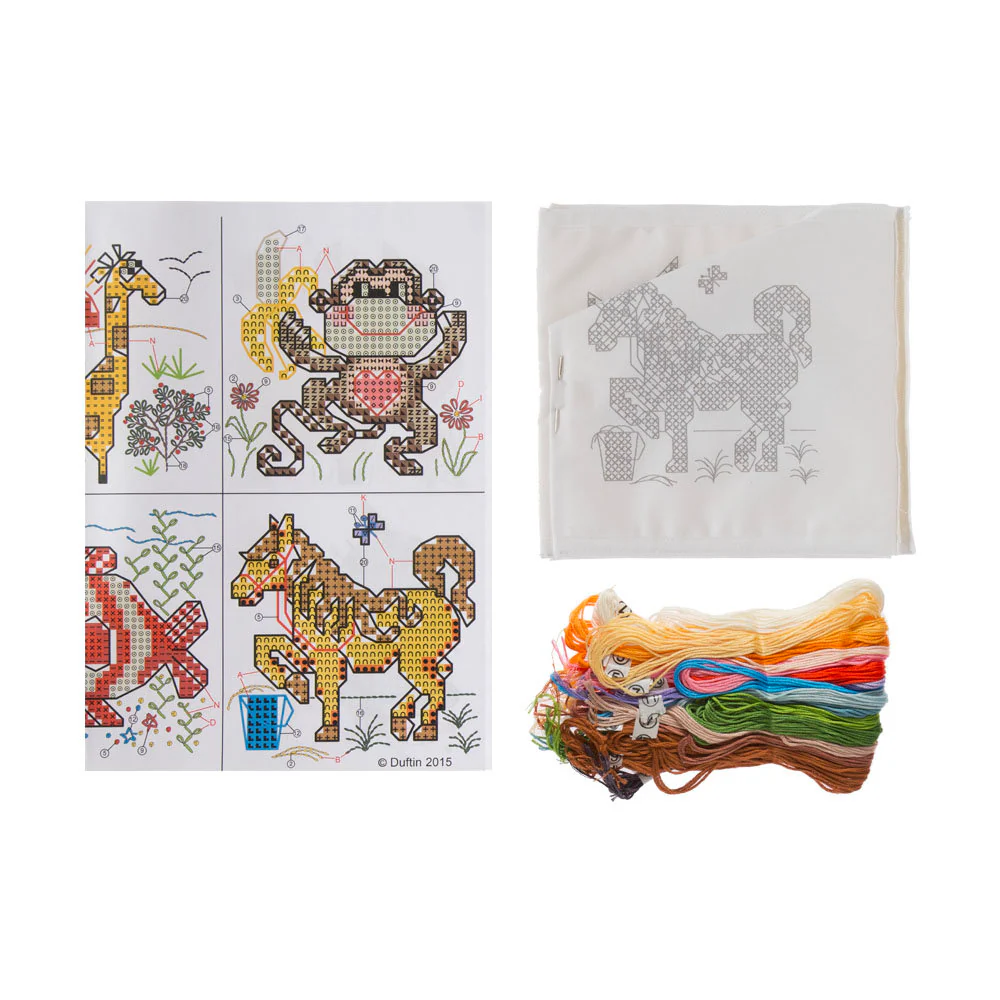 Duftin 18 cm Baby Book Cross Stitch Kit - 15007 - Image 2