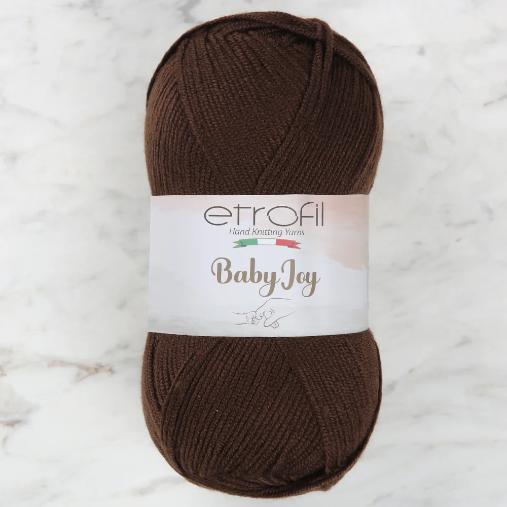 Etrofil Baby Joy Knitting Yarn, Brown - 80071