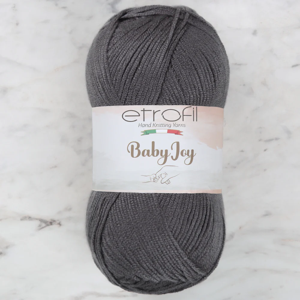Etrofil Baby Joy Knitting Yarn, Dark Grey - 80091
