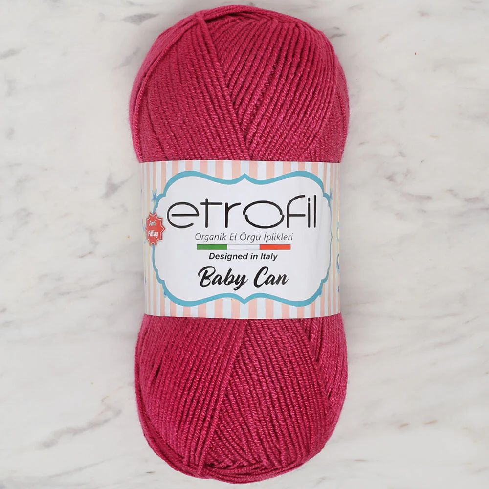 Etrofil Baby Joy Knitting Yarn, Fuchsia - 80036