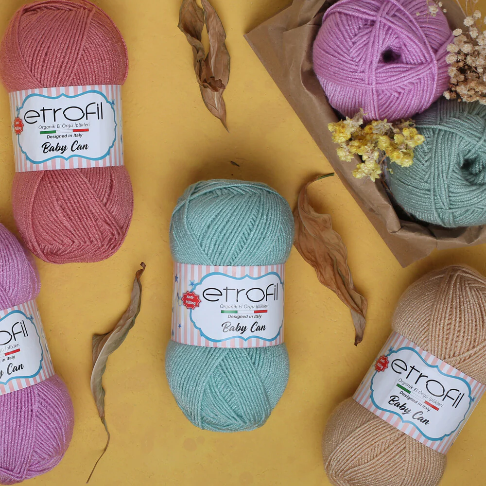 Etrofil Baby Joy Knitting Yarn, Fuchsia - 80036 - Image 3