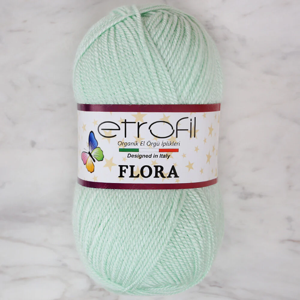 Etrofil Flora Knitting Yarn, Light Green- 70487