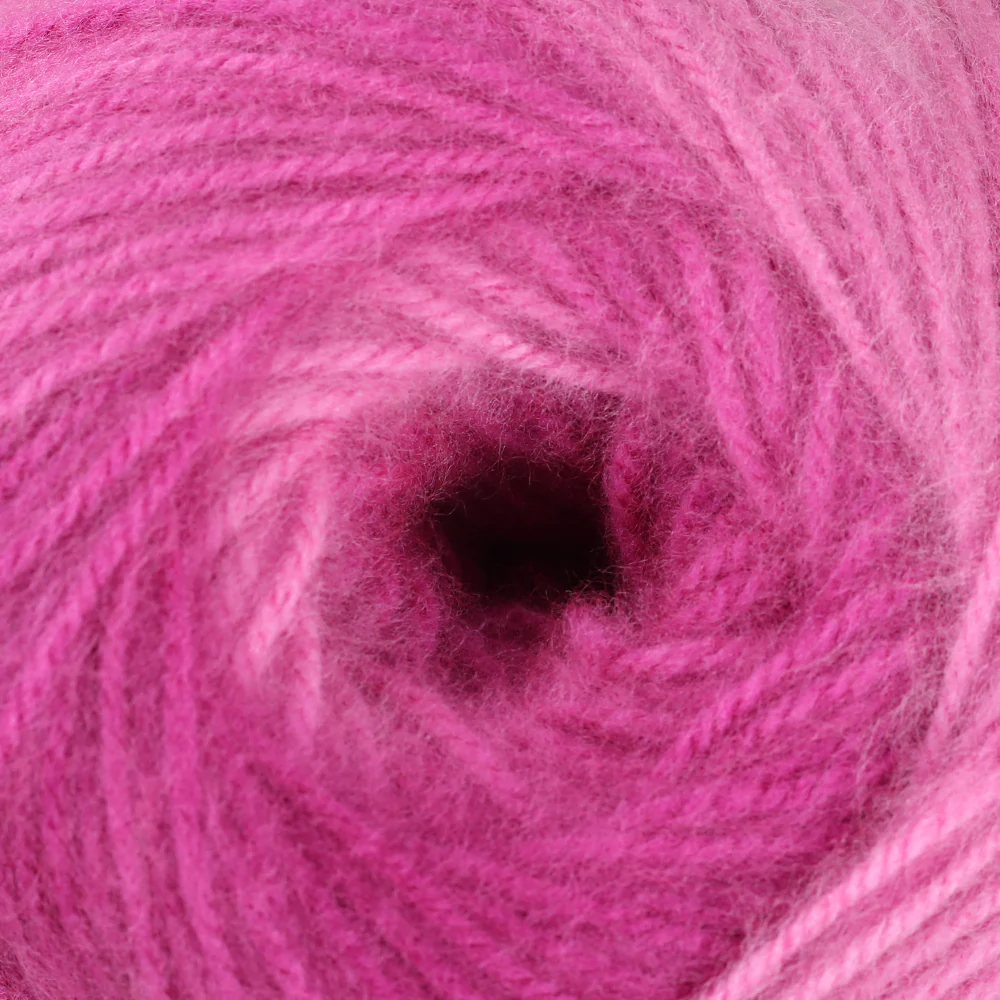 Etrofil Fluffy Hand Knitting Yarn, Fuchsia - SE1144 - Image 3