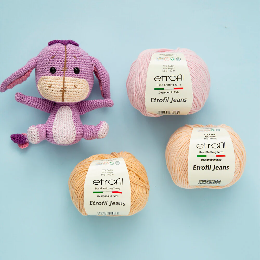Etrofil Jeans Knitting Yarn, Eau De Nil - 054 - Image 3