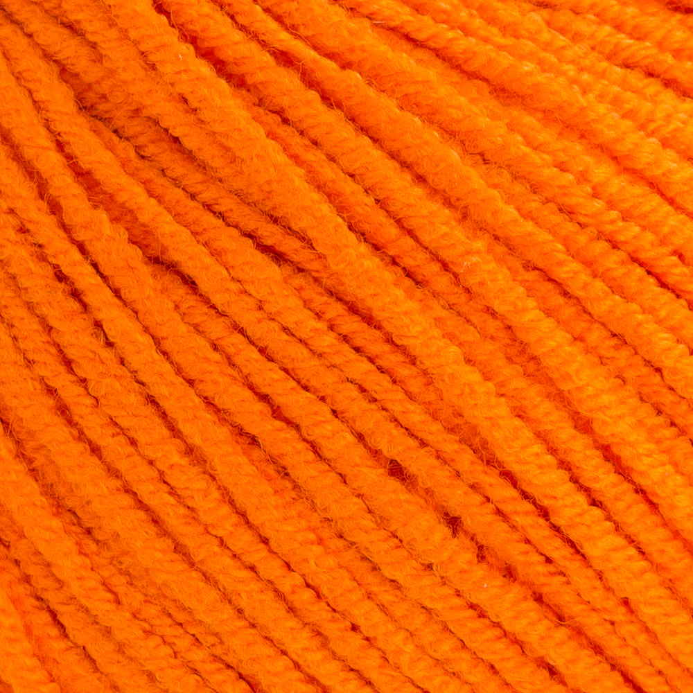 Etrofil Jeans Knitting Yarn, Orange - 030 - Image 2