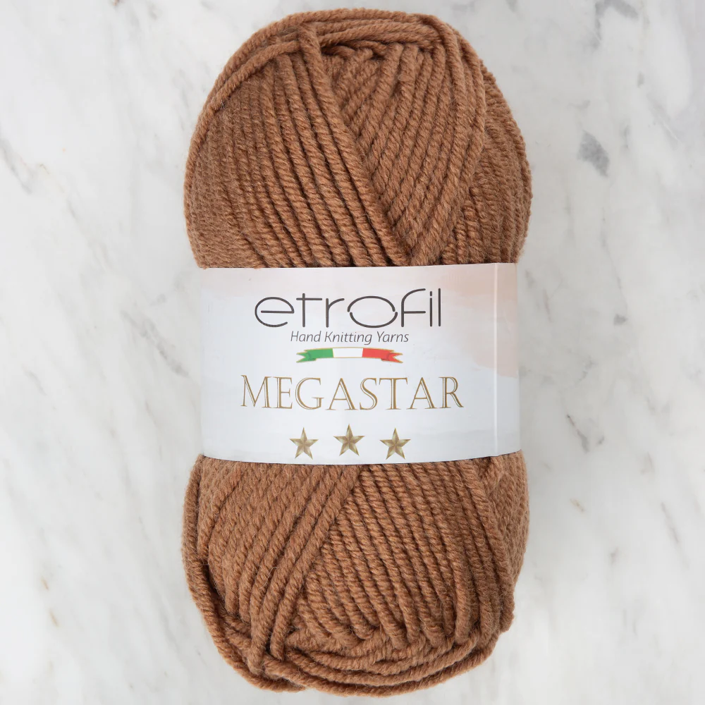 Etrofil Megastar Yarn, Brown - 77179