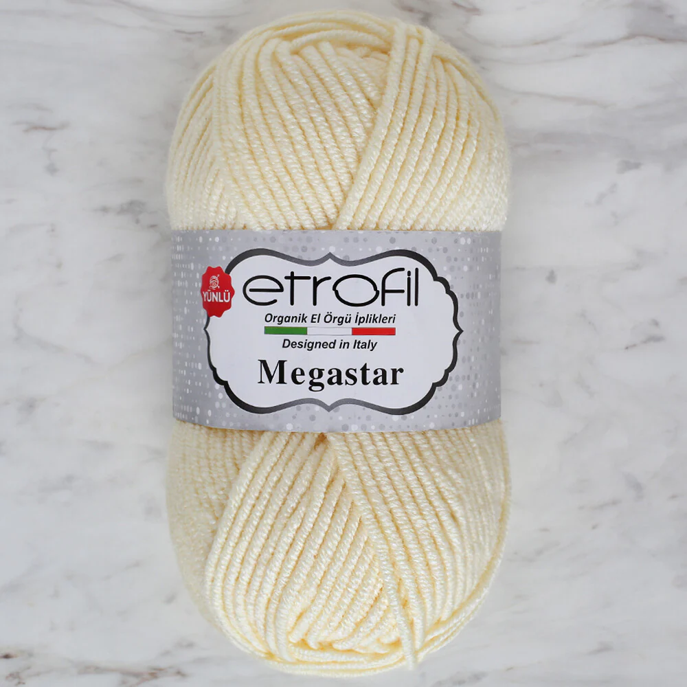 Etrofil Megastar Yarn, Cream - 70299