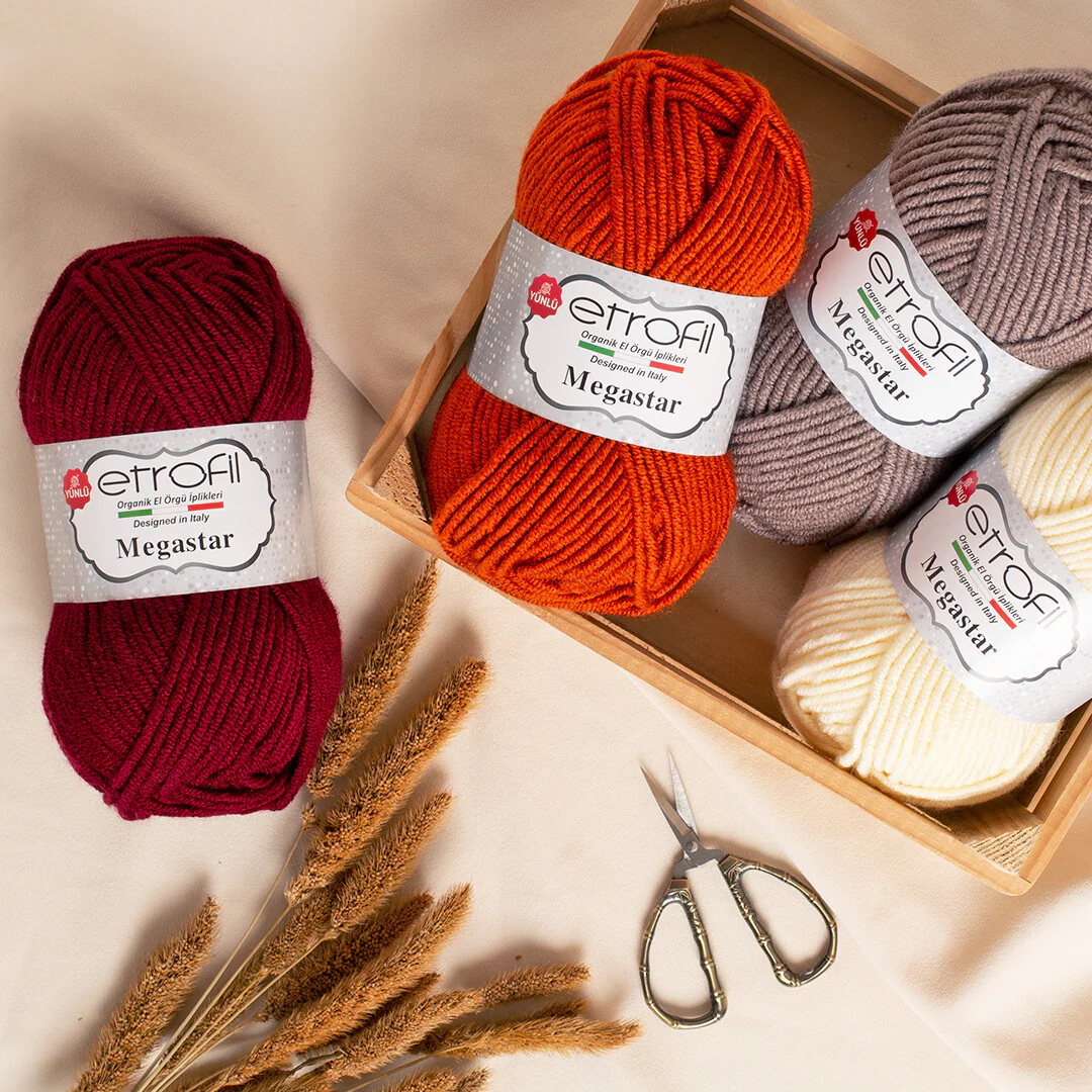 Etrofil Megastar Yarn, Dusty Purple - 76000 - Image 3