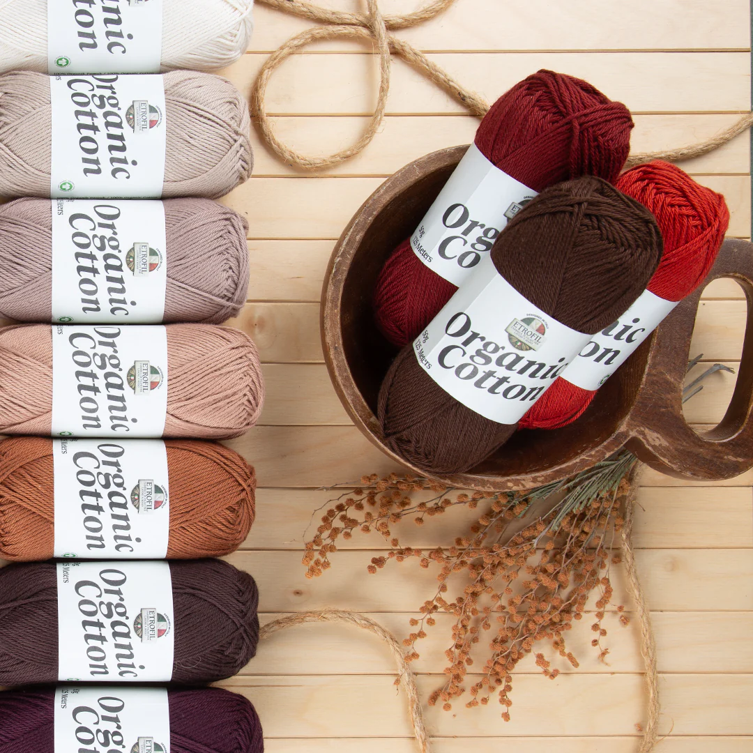 Etrofil Organic Cotton Hand Knitting Yarn - 73437 , Pink - Image 3