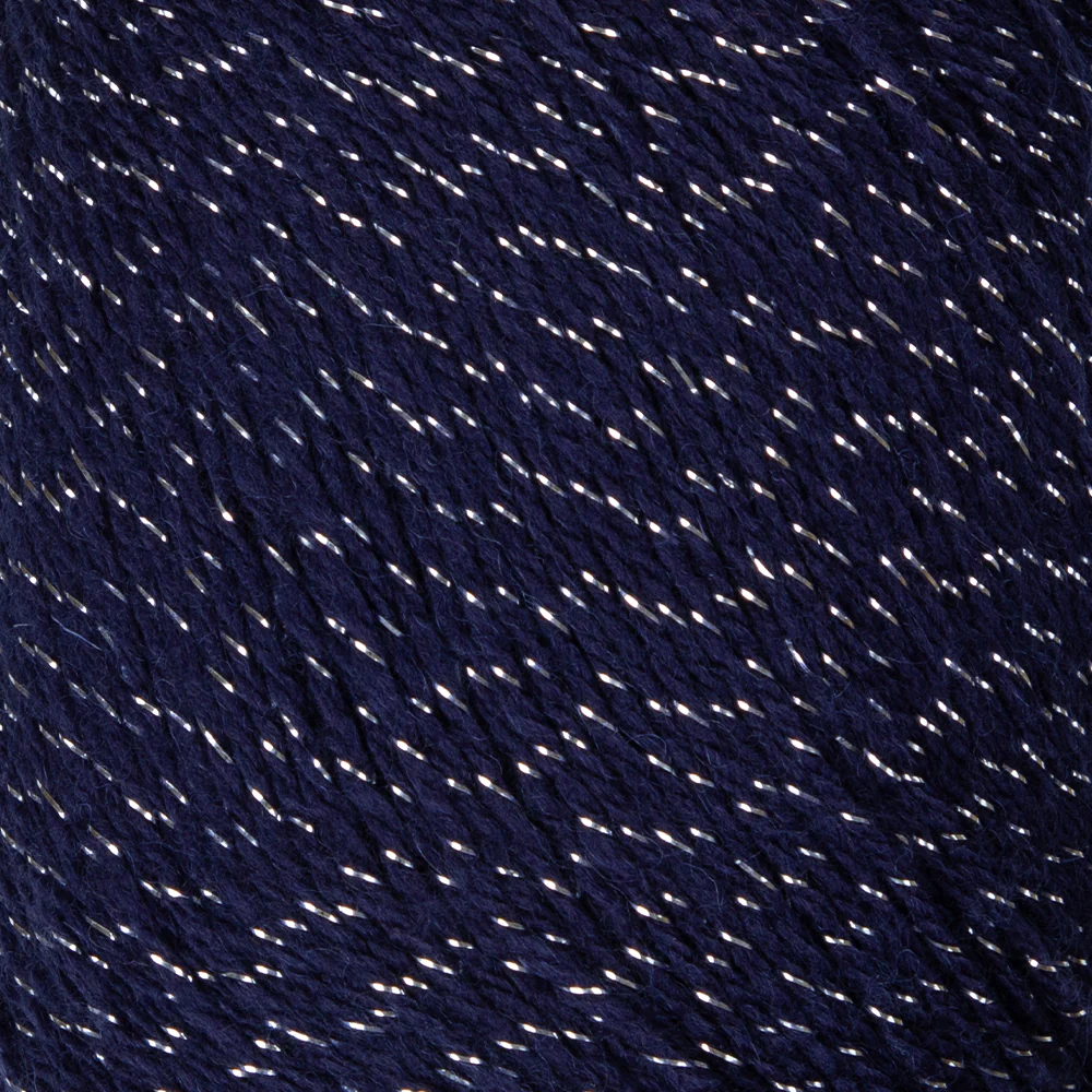 Etrofil Starlight Hand Knitting Yarn ,Navy blue 75318 - Image 2