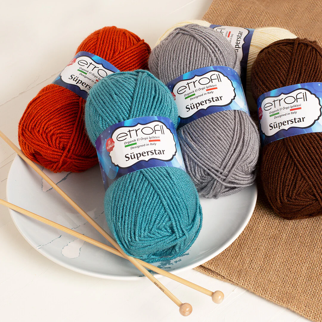 Etrofil Süperstar Yarn, Mustard - 72061 - Image 3