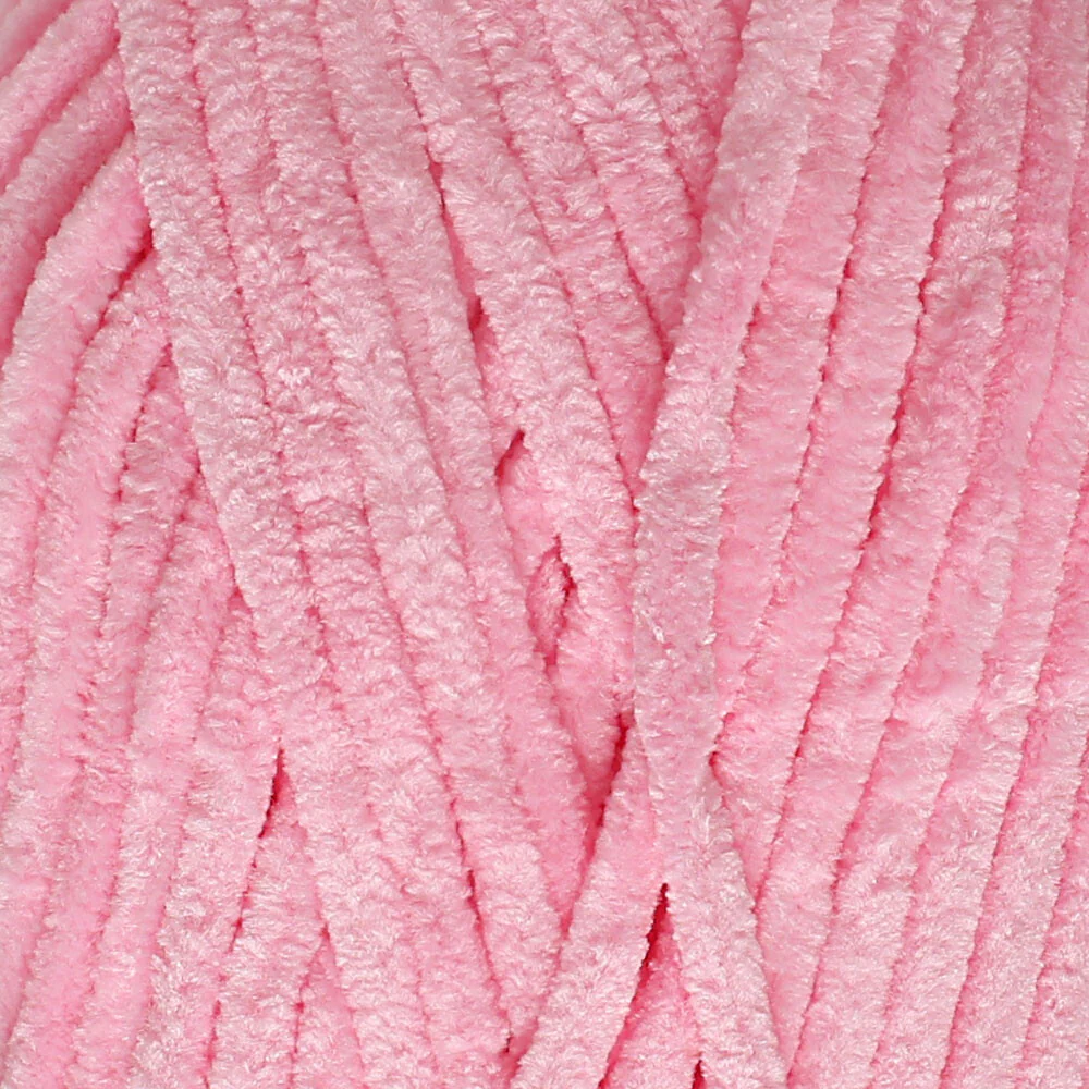 Etrofil Yonca Chenille Yarn, Baby Pink - 73106 - Image 2