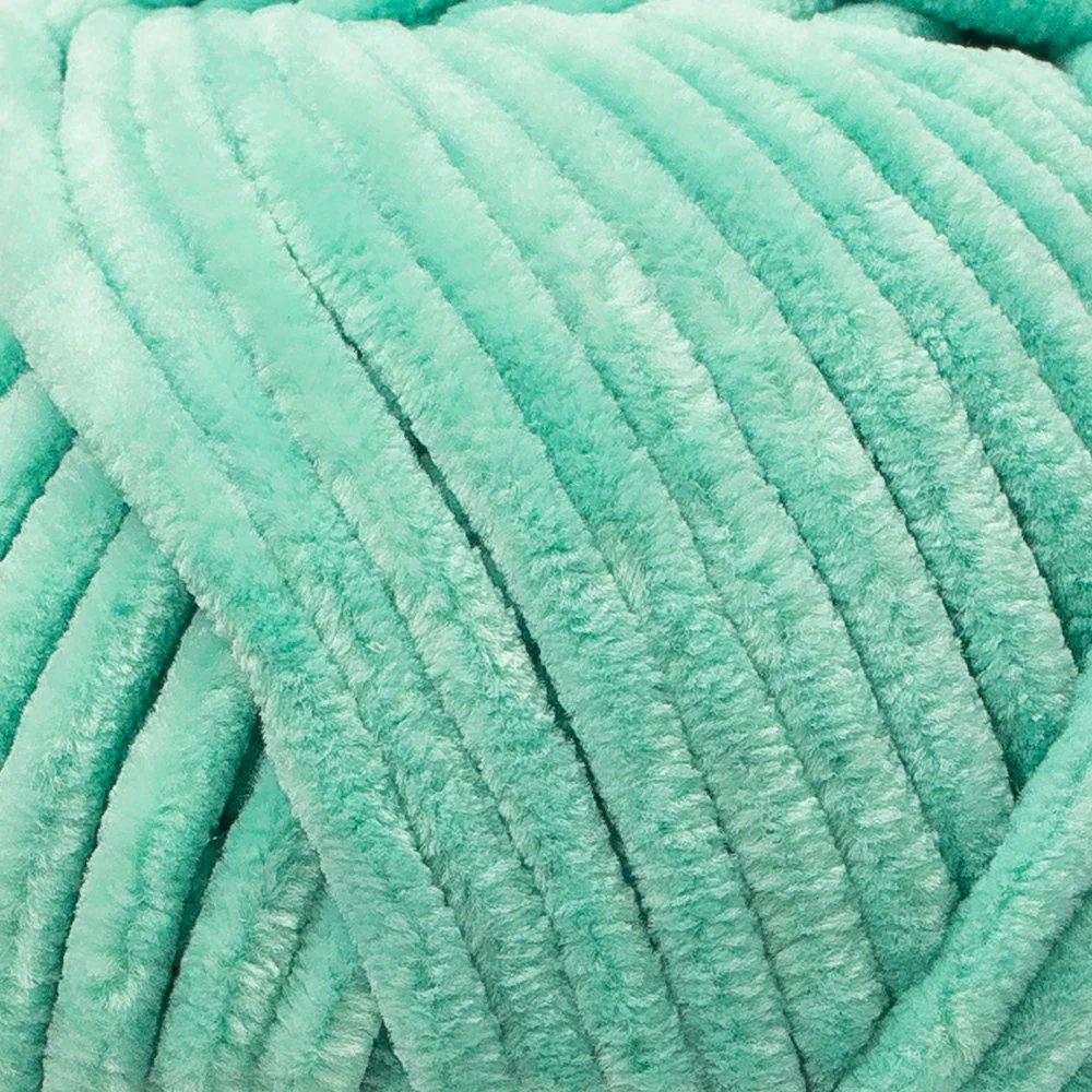 Etrofil Yonca Chenille Yarn, Light Green - 70411 - Image 2