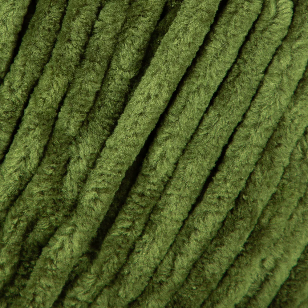 Etrofil Yonca Chenille Yarn, Green- 74312 - Image 2