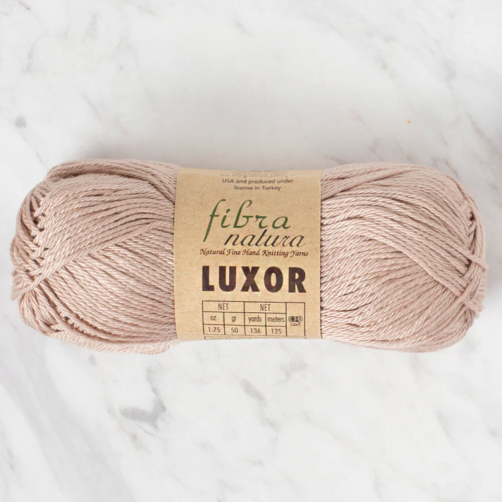 Fibra Natura Luxor Knitting Yarn, Beige - 105 -19