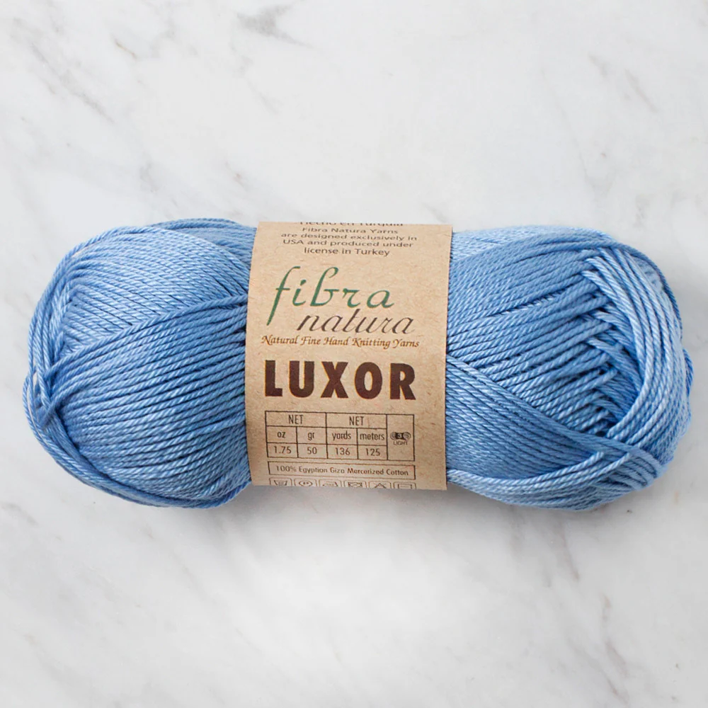 Fibra Natura Luxor Yarn, Blue - 105-11