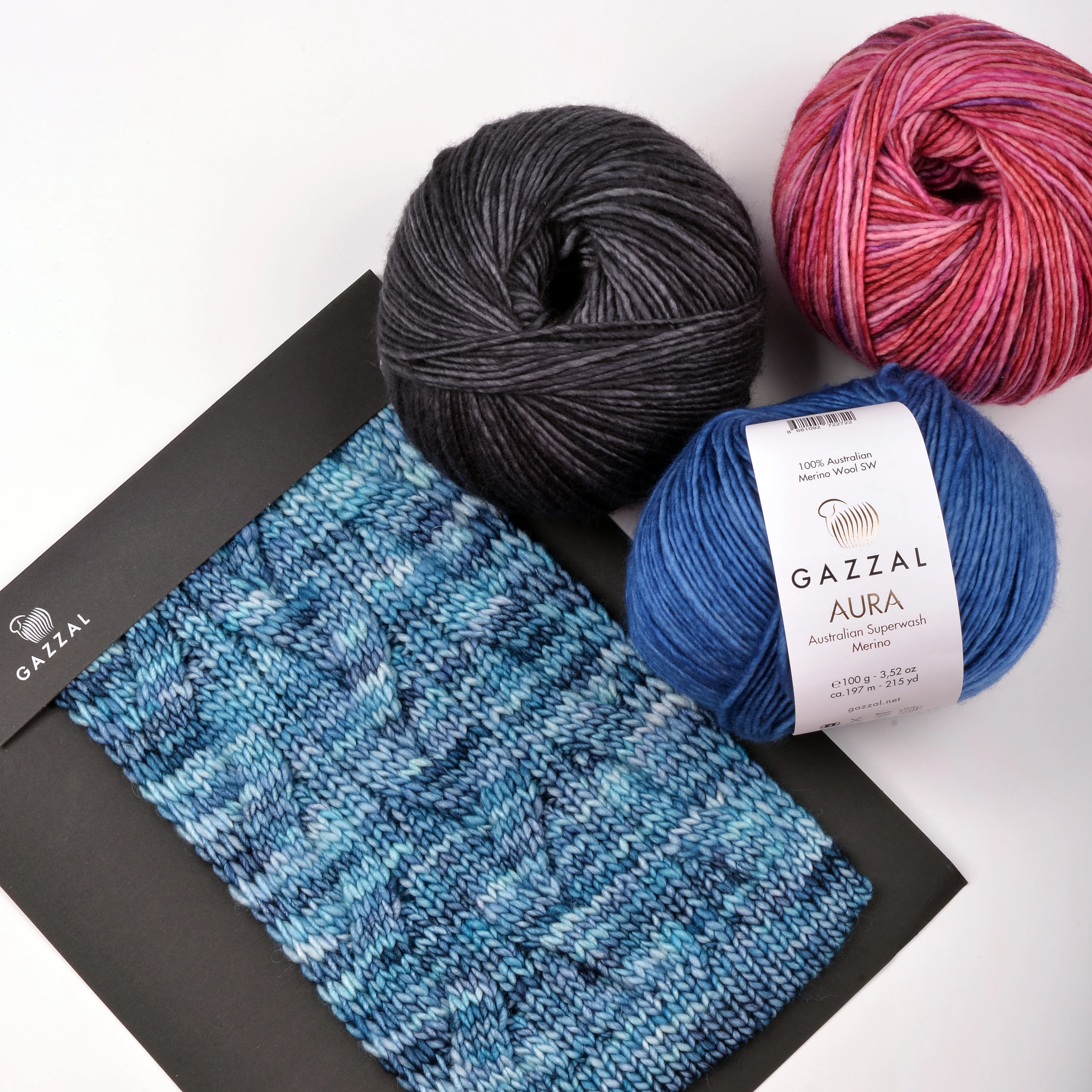 Gazzal Aura Hand Knitting Yarn - Green – 161 - Image 4