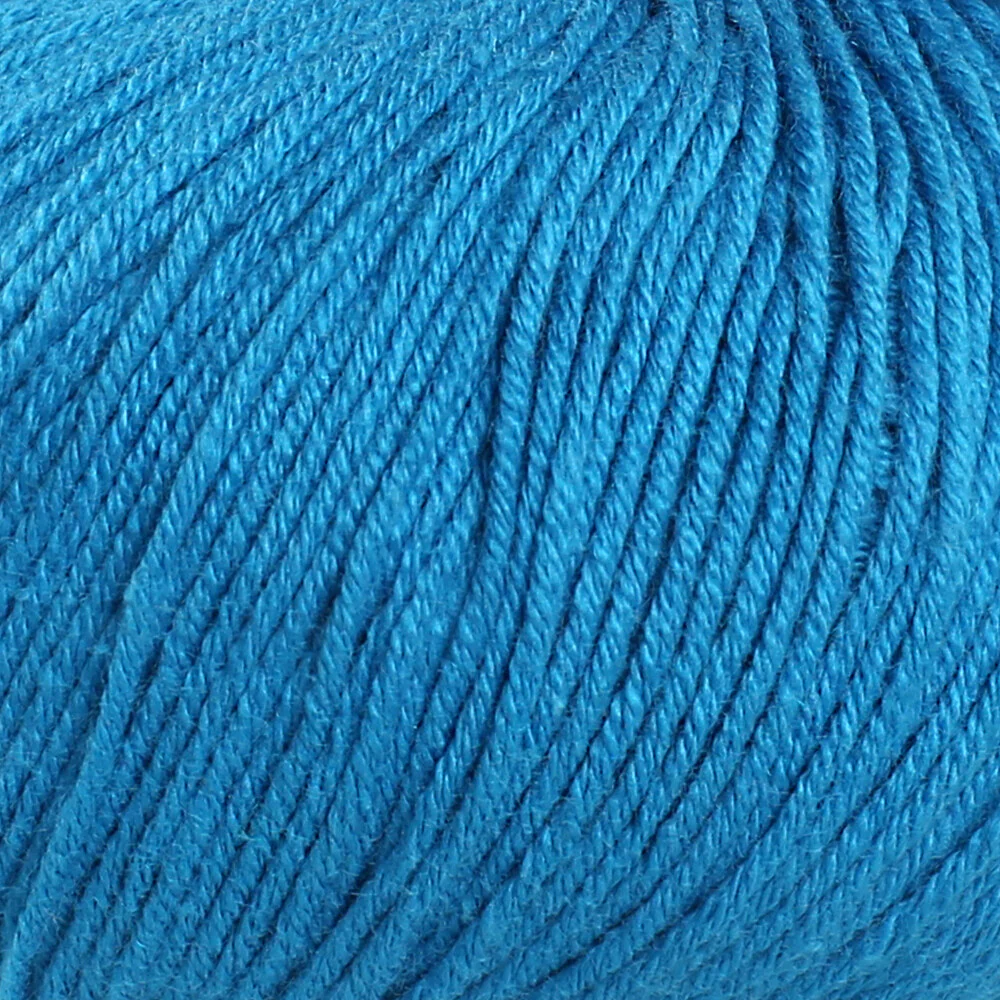 Gazzal Baby Cotton Knitting Yarn, Blue - 3428 - Image 2