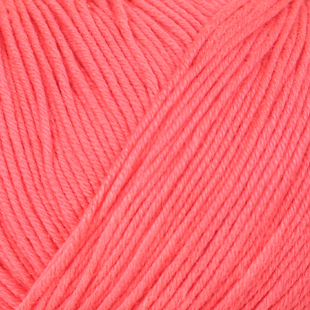 Gazzal Baby Cotton Knitting Yarn, Neon Pink - 3460 - Image 2