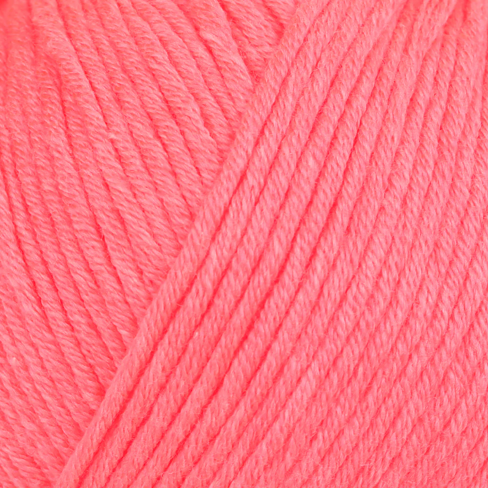 Gazzal Baby Cotton XL Knitting Yarn, Pinkish Orange - 3460XL - Image 2