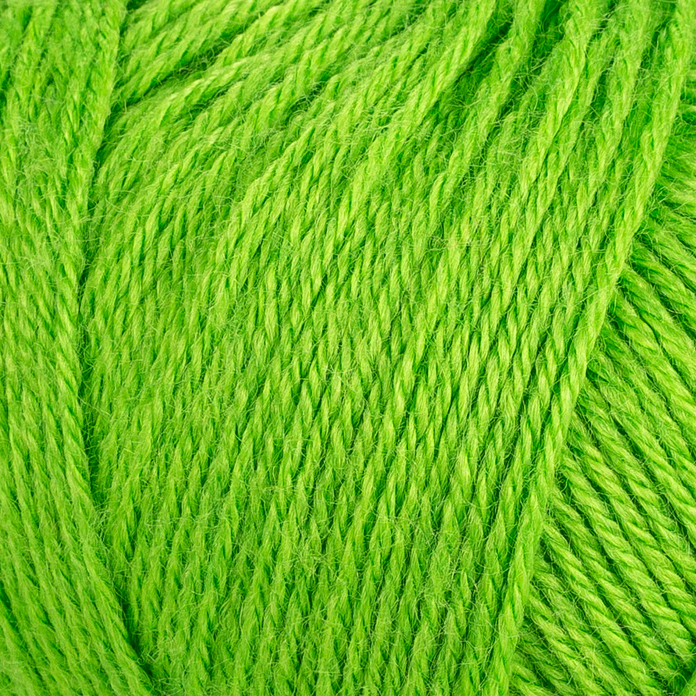 Gazzal Baby Wool Knitting Yarn, Green - 821 - Image 2