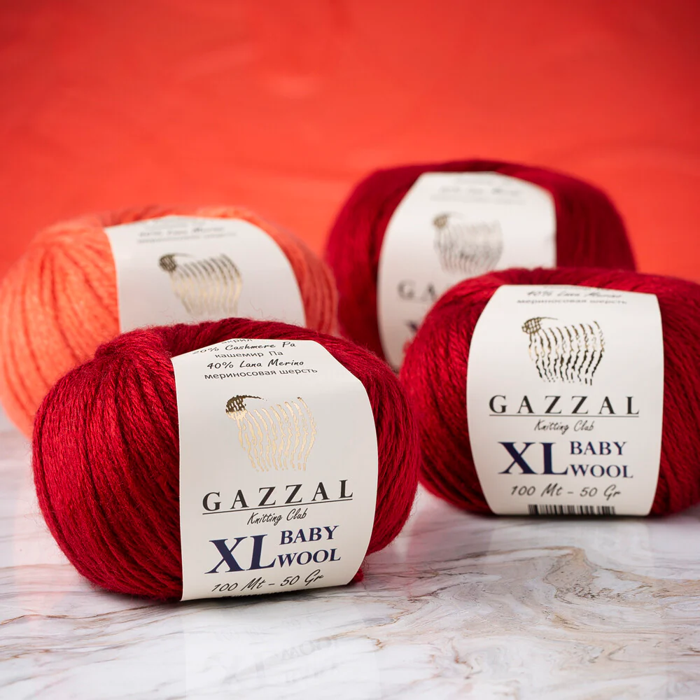 Gazzal Baby Wool XL Knitting Yarn, Lilac - 823XL - Image 3