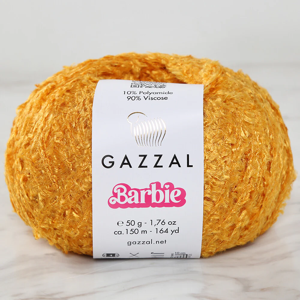 Gazzal Barbie Mustard Yarn - 10711