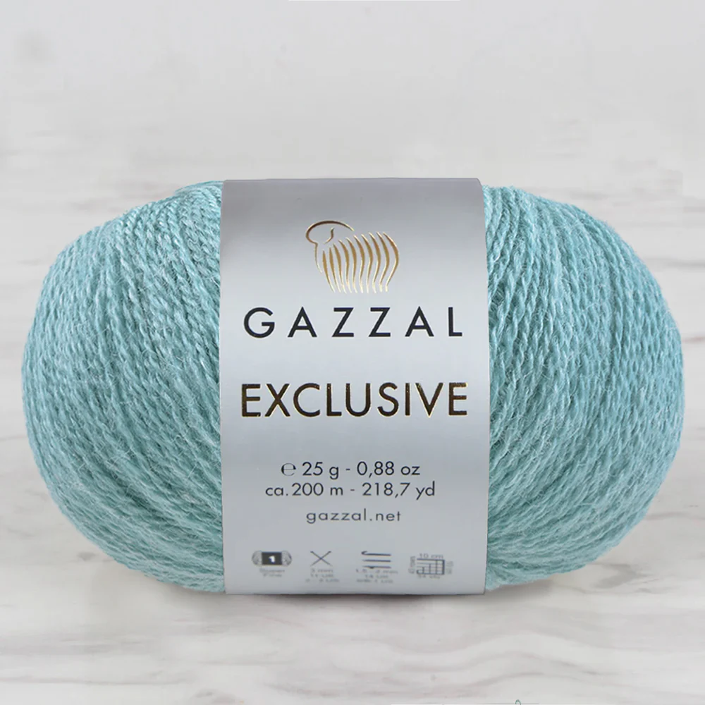 Gazzal Exclusive Hand Knitting Yarn, Green-9934
