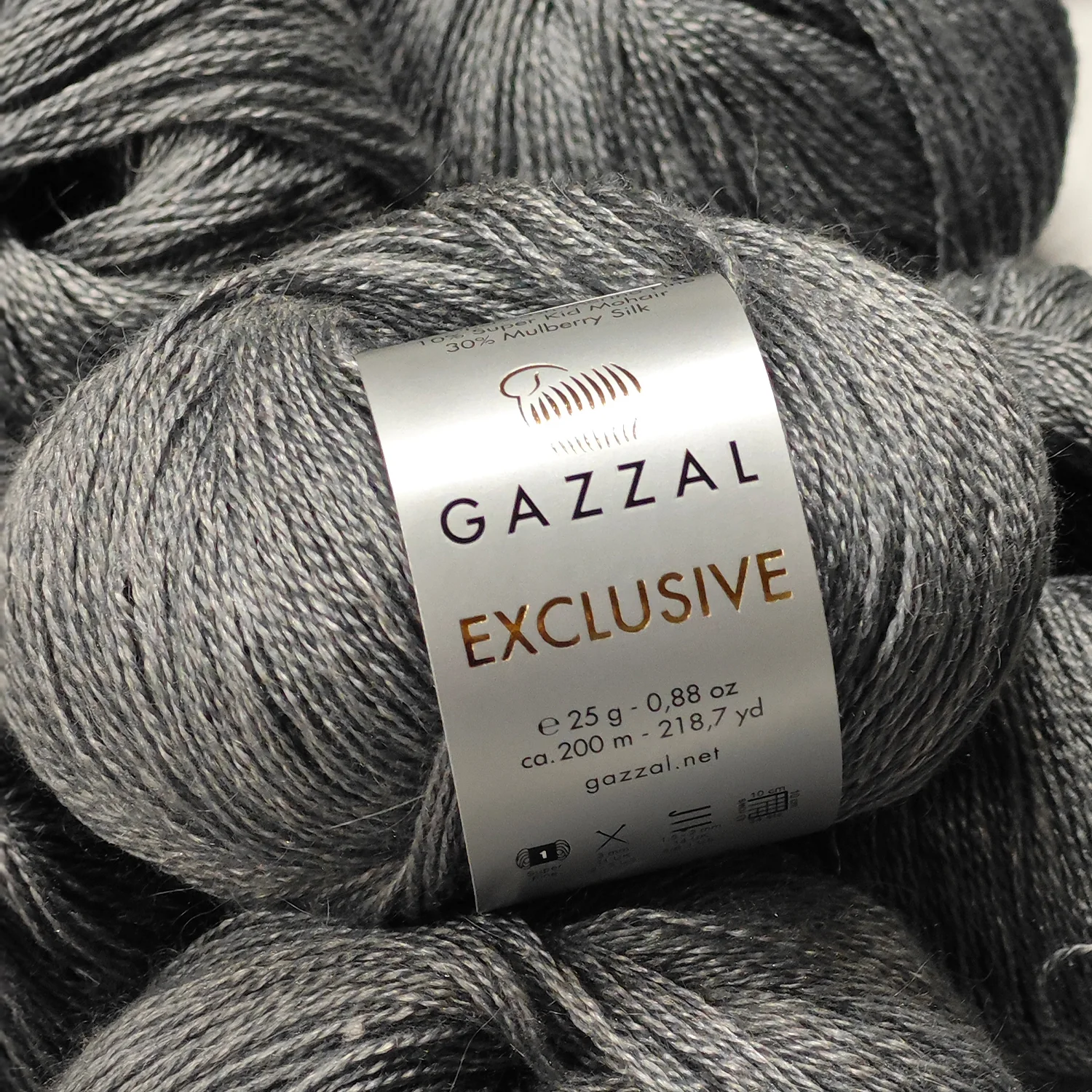 Gazzal Exclusive Hand Knitting Yarn, Orange-9943 - Image 3