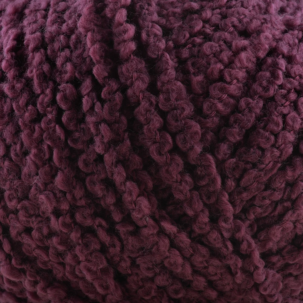 Gazzal Merino Boucle Hand Knitting Yarn, Purple-3767 - Image 2