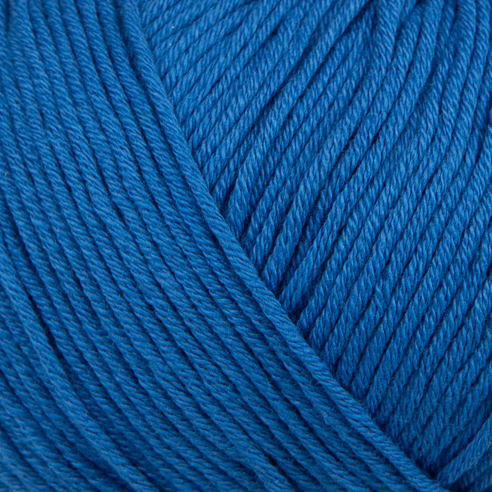 Gazzal Organic Baby Cotton Yarn , Blue - 449 - Image 2