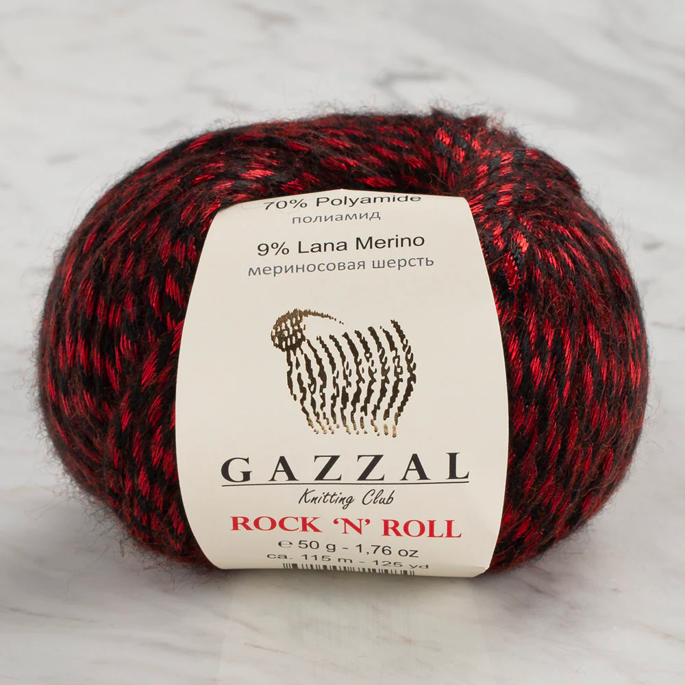 Gazzal Rock'N'Roll Yarn, Variegated - 13950