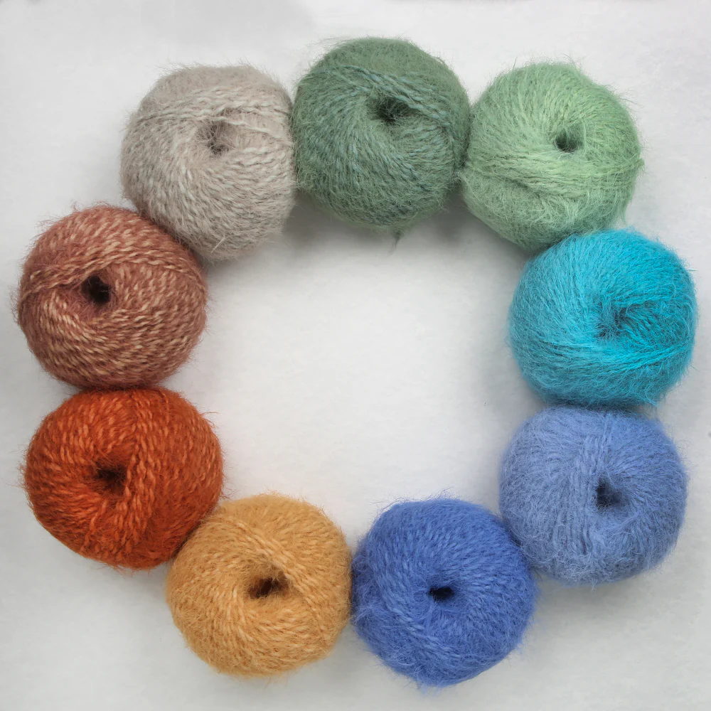 Gazzal Teddy Hand Knitting Yarn, Blue - 6562 - Image 3