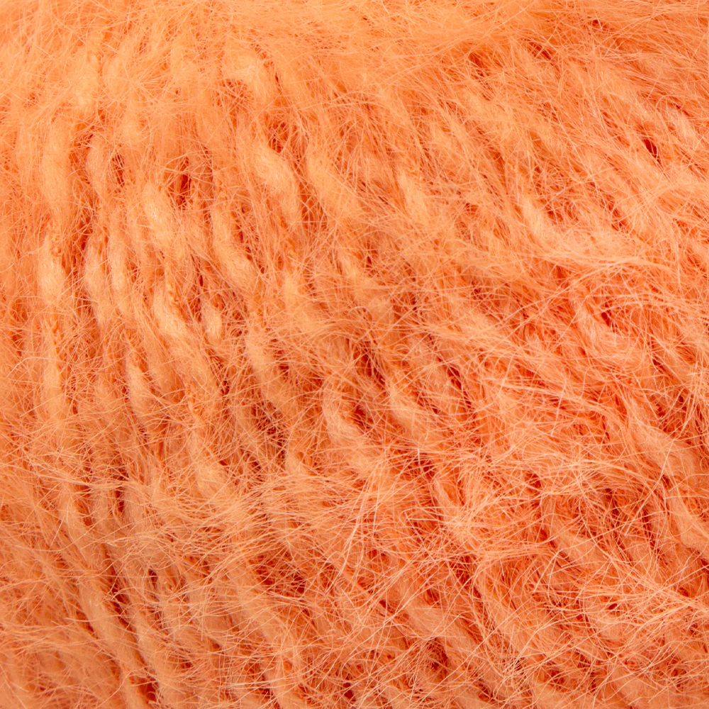 Gazzal Teddy Hand Knitting Yarn, Orange - 6544 - Image 2