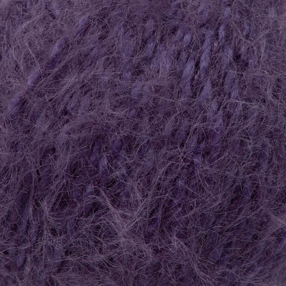 Gazzal Teddy Hand Knitting Yarn, Purple - 6551 - Image 2